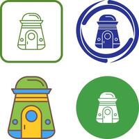 Space Capsule Icon Design vector