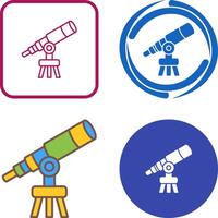 Telescope Icon Design vector