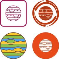 Neptune Icon Design vector