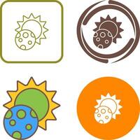 Eclipse Icon Design vector