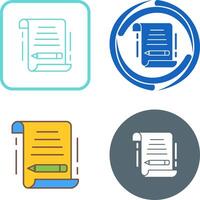 Write Icon Design vector