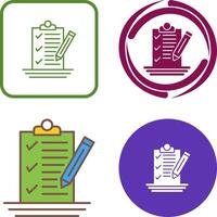 Check List Icon Design vector