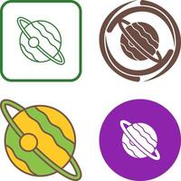 Planet Icon Design vector