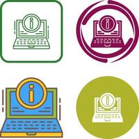 Laptop Icon Design vector