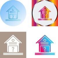 Unknown Icon Design vector