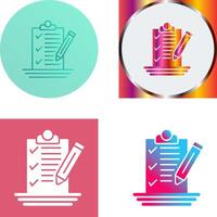 Check List Icon Design vector