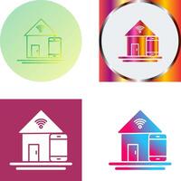 Home Automation Icon Design vector