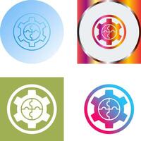 Solution Icon Design vector