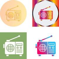 Radio Icon Design vector