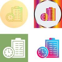 Time Planing Icon Design vector