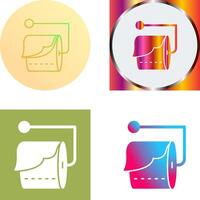 Tissue Roll Icon Design vector