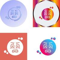 Angry Icon Design vector