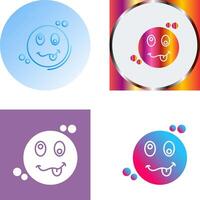 Silly Icon Design vector