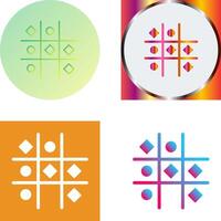 Tic Tac Toe Icon Design vector