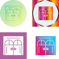 Door Icon Design vector