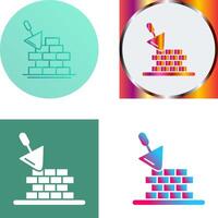 Brickwall Icon Design vector