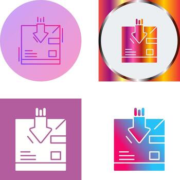 Return Icon Design vector