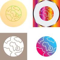 Earth Icon Design vector