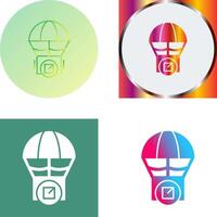 Parachute Icon Design vector