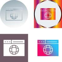 Web Page Icon Design vector