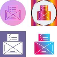 Check List Icon Design vector