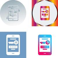 One Time Password Icon Design vector
