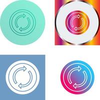 Loop Icon Design vector