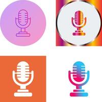 Microphone Icon Design vector