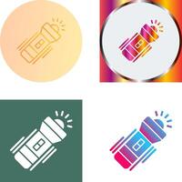 Flashlight Icon Design vector