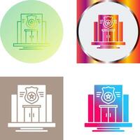 Police Station Icon Design vector