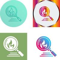 Disaster Icon Design vector