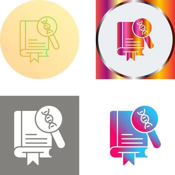 Genetics Icon Design vector