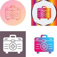 First Aid Kit Icon Design vector