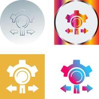 Research and Development Icon Design vector