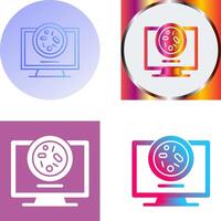 Petri Dish Icon Design vector