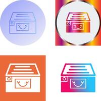 File Cabinet Icon Design vector