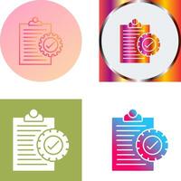 Check List Icon Design vector