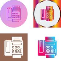 fax Machine Icon Design vector