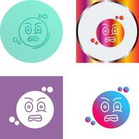 Grimacing Icon Design vector