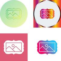 Frame Icon Design vector