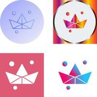 Origami Icon Design vector