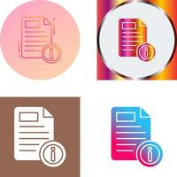 Document Icon Design vector