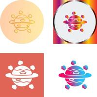 Saturn Icon Design vector