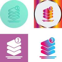 Layers Icon Design vector