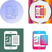 Check List Icon Design vector