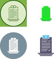 Check List Icon Design vector