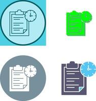 Task Management Icon Design vector