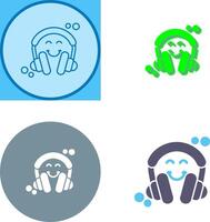 Headphones Icon Design vector