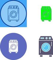 Washing Machine Icon Design vector