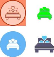 Bedroom Icon Design vector